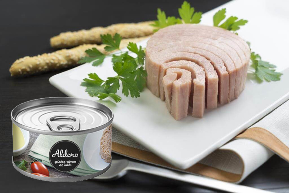 Φιλέτο Τόνου σε Λάδι 
