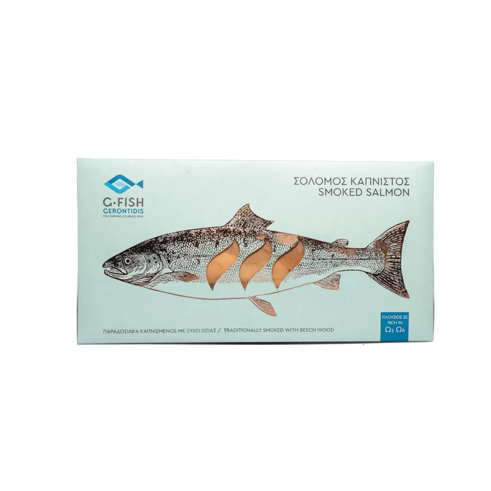 Φιλέτο Καπνιστού Σολωμού ⁓100-160gr