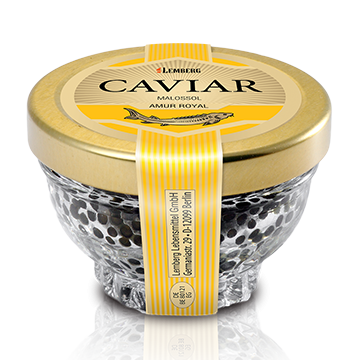 Χαβιάρι Μαύρο Amur Royal Kalunga Imperial Ossetra 50γρ