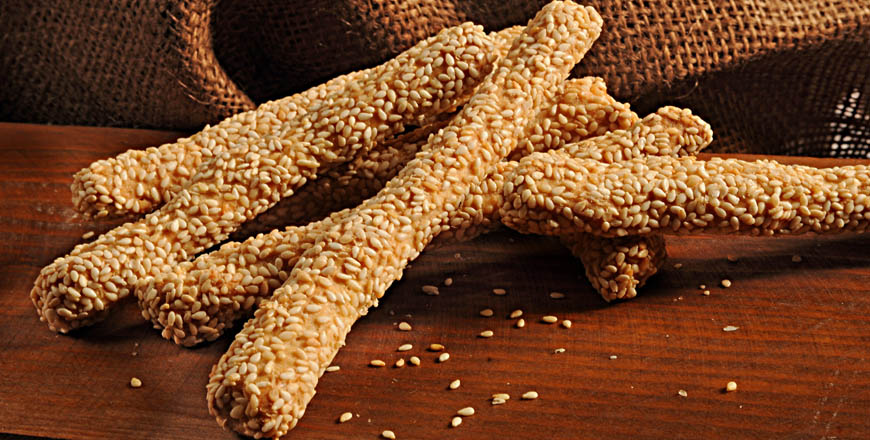 Κριτσίνια Σουσαμένια Χειροποίητα 3,5kgr