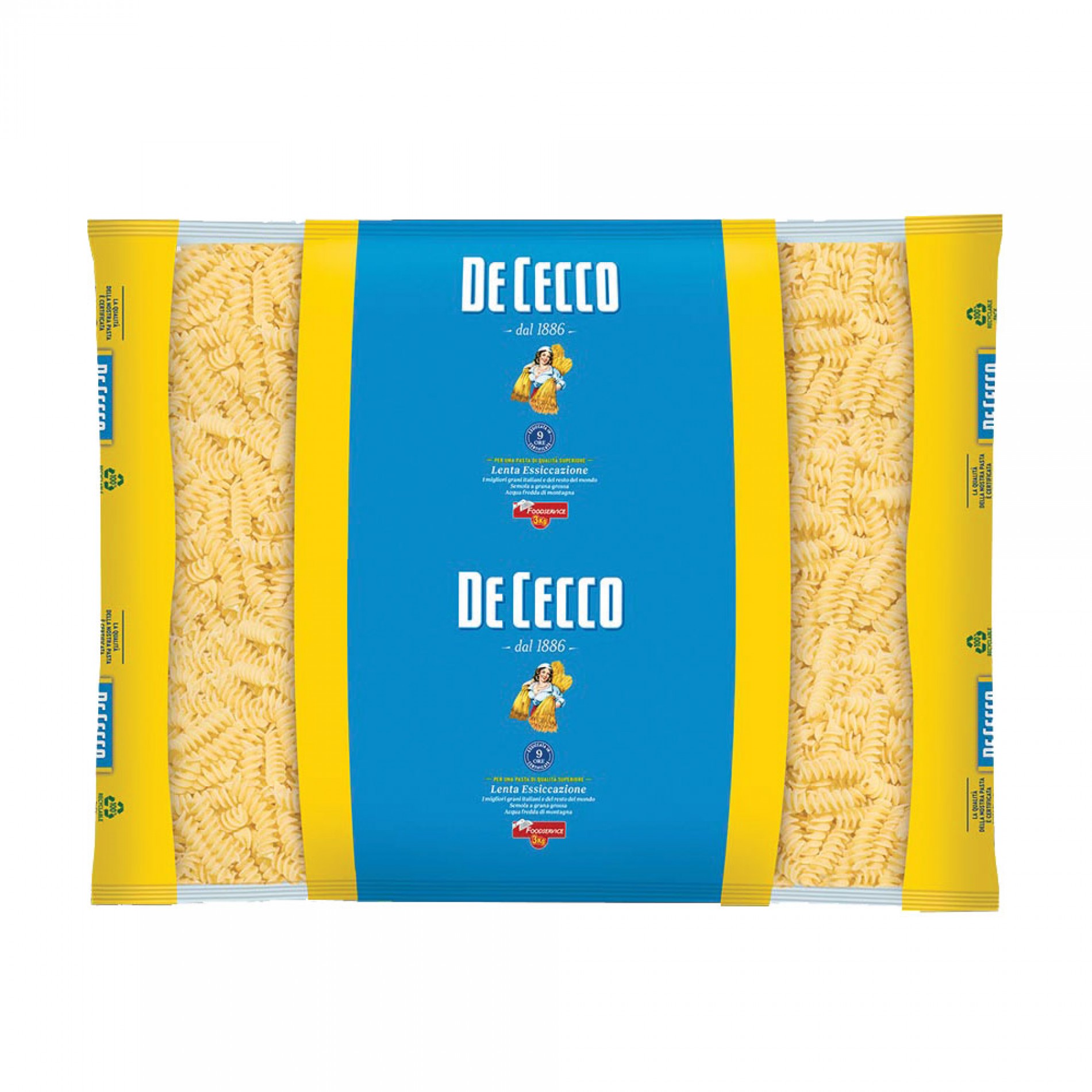 Ζυμαρικά Fusilli no. 34 De Cecco 3kgr