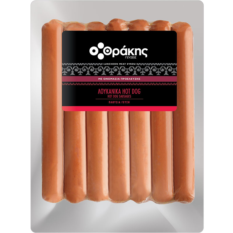 Λουκάνικα Hot-Dog 28-17cm 700gr