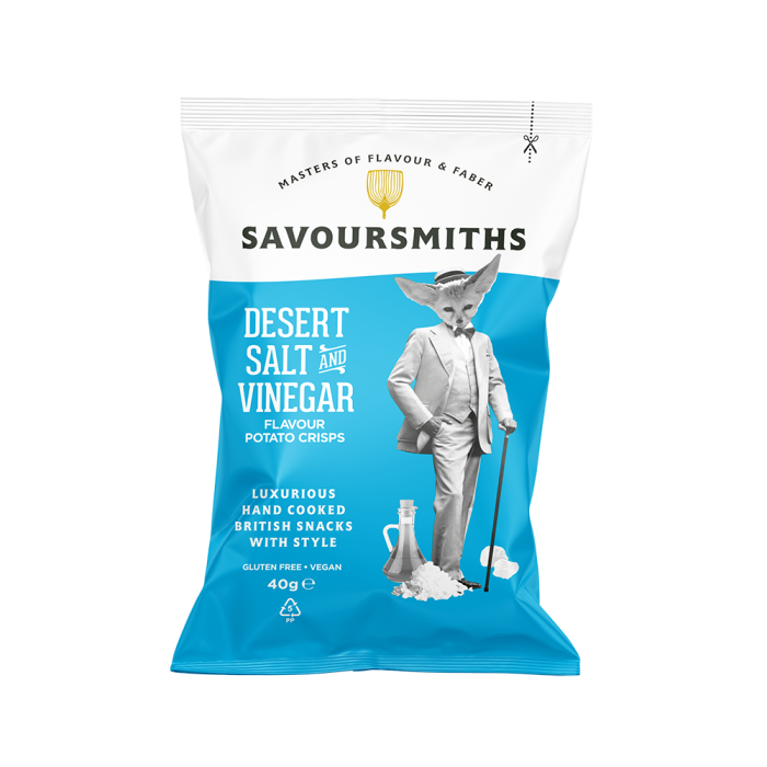 Πατατάκια Αλάτι Ερήμου & Ξύδι 150gr SAVOURSMITHS 