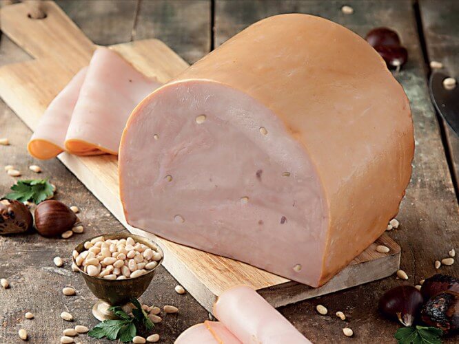 Ζαμπόν Γαλοπούλα Φούρνου με Κάστανο & Κουκουνάρι